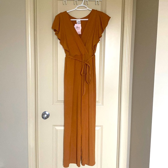 Pants - ROSE + DOLL Caramel jumpsuit